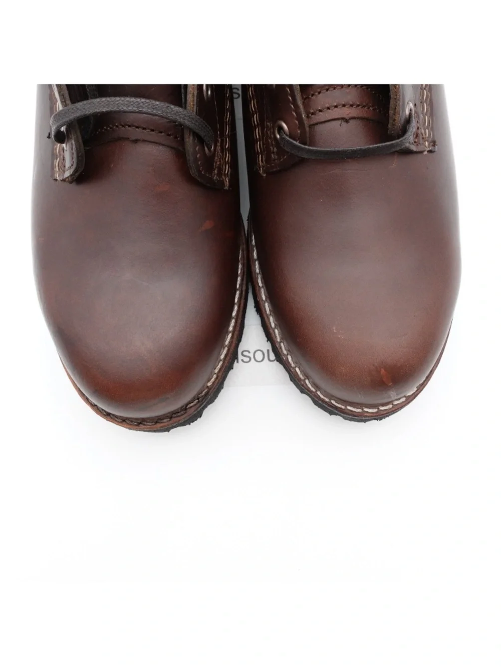 Wolverine 1000 Mile Men's Plain Toe Rugged Vibram Sole Boots W990103 Brown